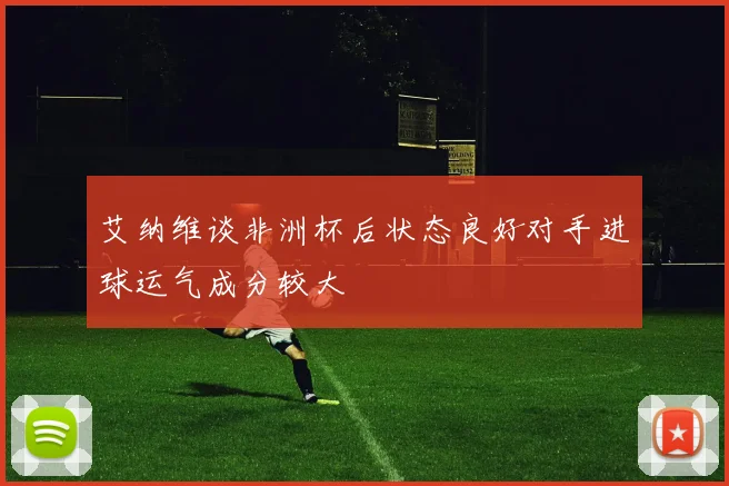艾纳维谈非洲杯后状态良好对手进球运气成分较大